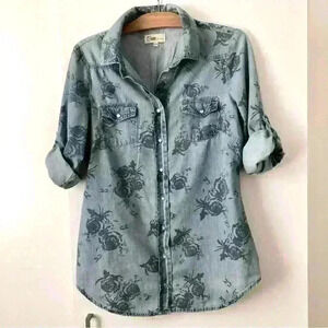 Rose  Print Shirt